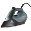 Праска Electrolux E7SI2-6OG, 2600Вт, 370мл, паровий удар 230гр, алюмінієва підошва, зелено-чорна