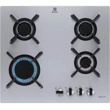 Варильна поверхня газова Electrolux KGU643723Z, 60см, чавун, нержавіюча сталь