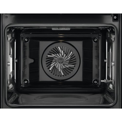Духова шафа електрична Electrolux EOB8S39H, 70л, А++, пара, дисплей, конвекція, функція пароварки, телескопічні напрямні, чорна