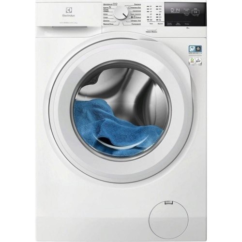 Пральна машина фронтальна Electrolux EW6F2281U, 8кг, 1200 об/хв, A+++, 58см, дисплей, інвертор, біла