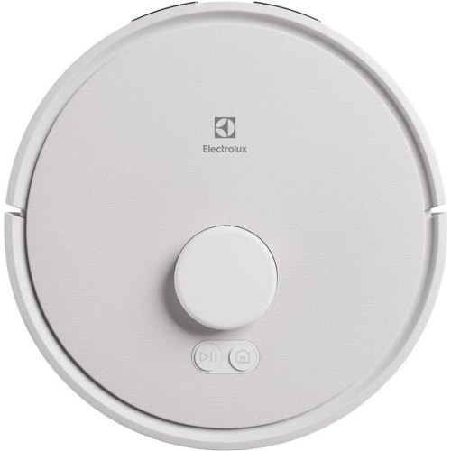 Робот-пилосос Electrolux ER71UW2SW, 10см, контейнер для пилу 0.3л, для води 0.3л, автономна робота до 140хв, Wi-Fi, станція самоочищення, білий