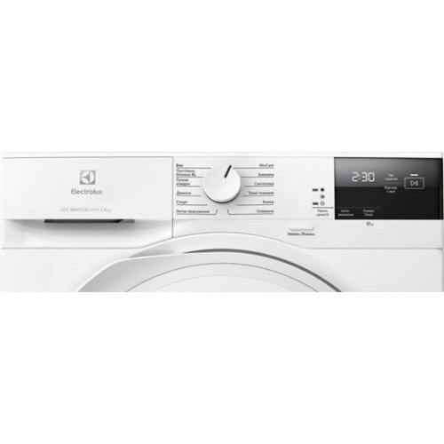 Сушильна машина Electrolux EW6D283YU, тепловий насос, 8кг, A++, 64см, дисплей, біла