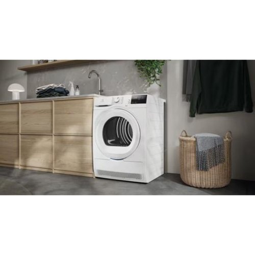 Сушильна машина Electrolux EW6D283YU, тепловий насос, 8кг, A++, 64см, дисплей, біла