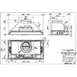 Витяжка вбудована Faber Inka Smart C Lg A70, 70см, 559м.куб/год, сіра (305.0599.306)