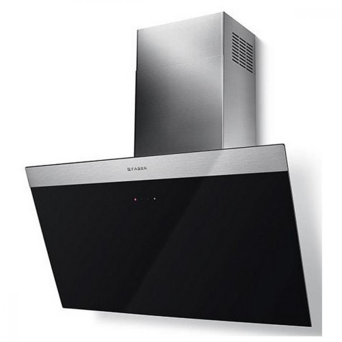 Витяжка похила Faber Daisy Bk A80, 80см, 1169м.куб/год, чорна (330.0612.374)