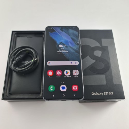Смартфон Samsung Galaxy S21 128 GB Phantom Grey USED **