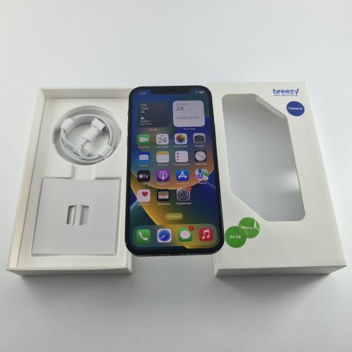 Смартфон Apple iPhone 12 64 GB Black USED **