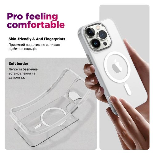 Чохол-накладка ArmorStandart Unit MagSafe для Samsung S25 (S931) Matte Clear Silver (ARM82261)