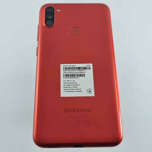 Смартфон Samsung Galaxy A11 (A115F) 32Gb Red (SM-A115FZRNSEK) USED **