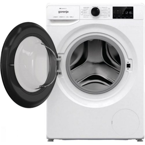 Пральна машина фронтальна Gorenje WPNEI94A1SWIFI, 9кг, 1400 об/хв, A+++, 46.5см, дисплей, інвертор, пара, Wi-Fi, біла