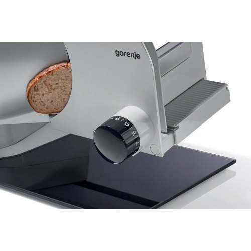 Скиборізка Gorenje R902A, 100Вт, лезо з нержавіючої сталі, діаметр ножа 170мм, металевий корпус, сіра