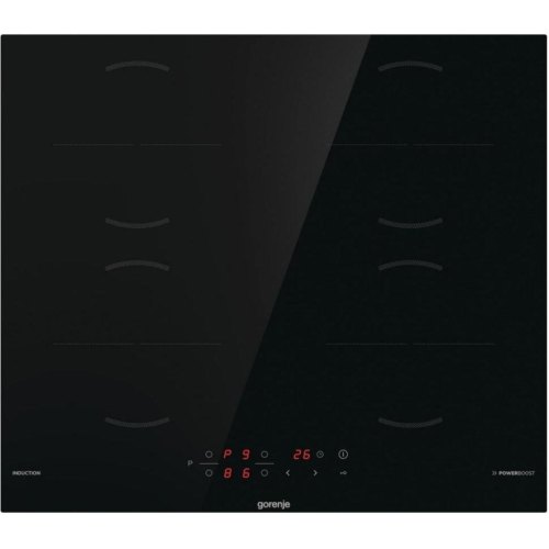 Варильна поверхня індукційна Gorenje GI6401BSCE, 60см, PowerBoost, TouchControl, чорна