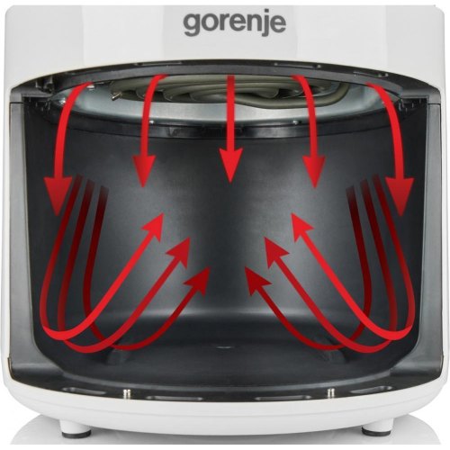 Мультипіч Gorenje AF1300XG, 1300Вт, чаша 4.5л, механічне керування, 7 автоматичних програм, пластик, біла