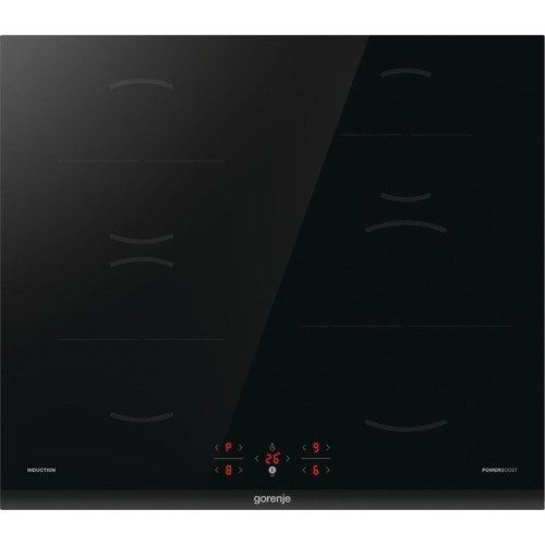 Варильна поверхня індукційна Gorenje GI6401BCE, 60см, PowerBoost, TouchControl, чорна