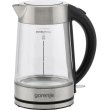 Електрочайник Gorenje K17GDWII, 1.7л, 2200Вт, strix контроль, скло, нержавіюча сталь
