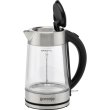 Електрочайник Gorenje K17GDWII, 1.7л, 2200Вт, strix контроль, скло, нержавіюча сталь