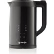 Електрочайник Gorenje K17DWDII, 1.7л, подвійні стінки, LED дисплей, Strix контроль, чорний