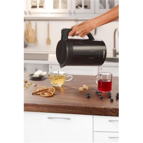 Електрочайник Gorenje K17DWDII, 1.7л, подвійні стінки, LED дисплей, Strix контроль, чорний