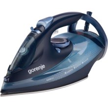 Праска Gorenje SIH3200DB, 3250Вт, 420мл, паровий удар 250гр, вертикальне відпарювання, антинакип, автовідключення, керамічна підошва, чорно-синя