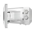 Мікрохвильова піч Gorenje MO20E1W2, 800Вт, 20л, механічне керування, біла