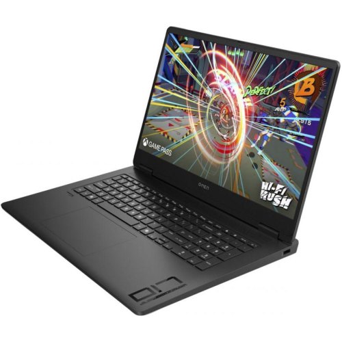 Ноутбук HP OMEN 17-db0001ua 17.3 FHD IPS AG, AMD R7-8845HS, 32GB, SSD 1TB, GeForce RTX4070 8Gb, DOS, чорний (AQ8N5EA)