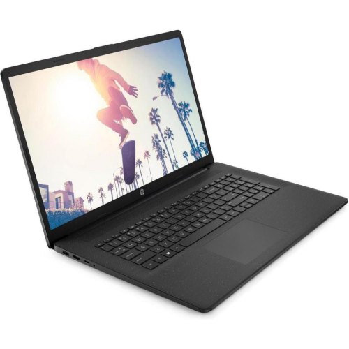 Ноутбук HP 17-cn4015ua 17.3 FHD IPS AG, Intel 3-100U, 8GB, SSD 512GB, UMA, DOS, чорний (B23CBEA)