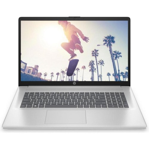 Ноутбук HP 17-cn4024ua 17.3 FHD IPS AG, Intel 5-120U, 16GB, SSD 1TB, UMA, DOS, сріблястий (B23D8EA)