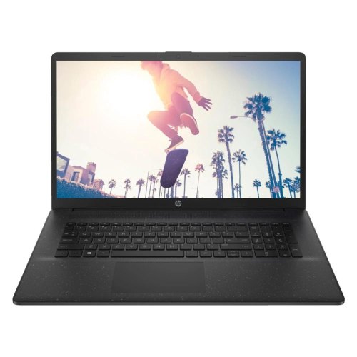 Ноутбук HP 17-cn4013ua 17.3 FHD IPS AG, Intel 3-100U, 16GB, SSD 512GB, UMA, DOS, чорний (B23C8EA)