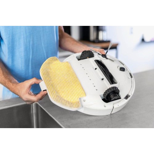 Робот-пилосос Karcher RCV 3, 400Вт, 9.4см, вологе прибирання, контейнер для пилу 0.5л, для води 170мл, автономна робота до 120хв, білий (9.612-569.0)