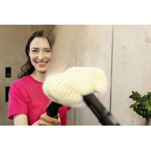 Пароочисник Karcher SC 4 Deluxe Iron, 2200Вт, 1300мл, 4Бар, праска, швабра, білий (1.513-462.0)