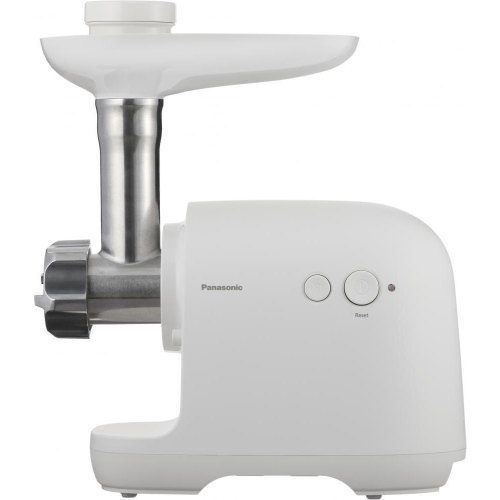 М'ясорубка Panasonic MK-GX1700WTQ, 1700Вт, 3кг/хв, 3 решітки, насадка для ковбас, пластик, біла