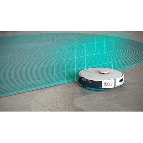 Робот-пилосос Philips Series 2000, 40.3см, вологе прибирання, контейнер для пилу 250мл, автономна робота до 130хв, НЕРА 11, білий (XU2100/20)