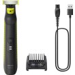 Бритва електрична Philips OneBlade Pro, Li-Ion, сухе/вологе бриття, індикатор заряду, чорна (QP6506/15)