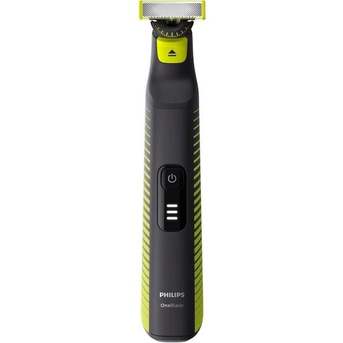 Бритва електрична Philips OneBlade Pro, Li-Ion, сухе/вологе бриття, індикатор заряду, чорна (QP6506/15)