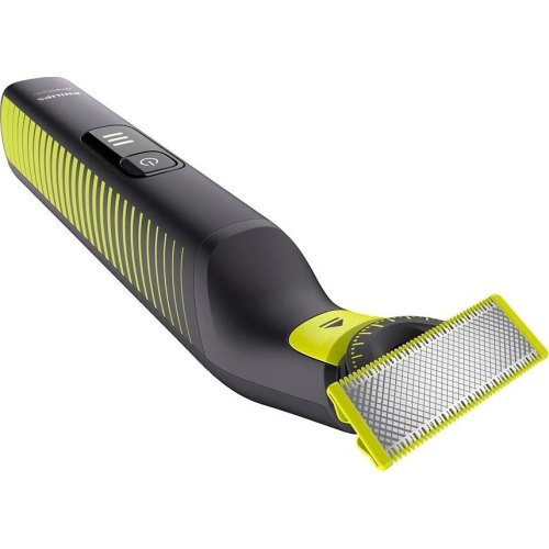 Бритва електрична Philips OneBlade Pro, Li-Ion, сухе/вологе бриття, індикатор заряду, чорна (QP6506/15)