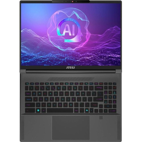 Ноутбук MSI Creator A16 AI+ A3XVGG 16 UHD, AMD Ryzen AI 9 HX 370, 32GB, SSD 2TB, GeForce RTX4070 8Gb, W11P, сірий (9S7-15FK24-266)