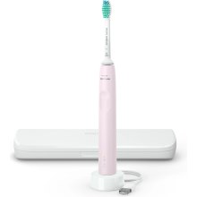 Щітка зубна електрична Philips Sonicare Gemini 3100, 31000 коливань на хвилину, 1 насадка, футляр, рожева (HX3673/11)