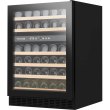 Холодильник для вина Philco PW462GDB, 135л, 2 зони, для 46 пляшок, дисплей, підсвітка, чорний