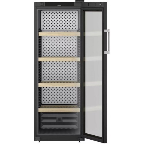 Холодильник для вина Liebherr WPBLI5031, 426л, 1 зона, для 196 пляшок, ST, дисплей, чорний