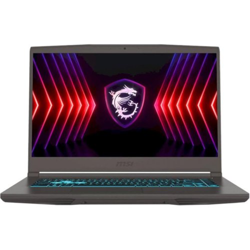 Ноутбук MSI Thin 15.6 FHD, Intel i5-12450H, 16GB, SSD 512GB, GeForce RTX4050 6Gb, DOS, чорний (THIN_15_B12VE-1834XUA)