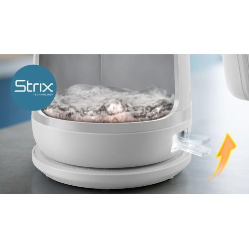 Електрочайник Philips Series 3000, Strix, пластик, білий (HD9411/00)