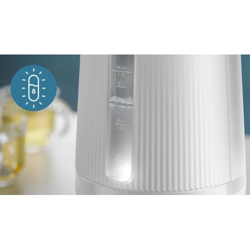 Електрочайник Philips Series 3000, Strix, пластик, білий (HD9411/00)