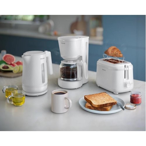 Електрочайник Philips Series 3000, Strix, пластик, білий (HD9411/00)