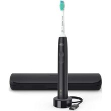 Щітка зубна електрична Philips Sonicare Gemini 3100, 31000 коливань на хвилину, 1 насадка, футляр, чорна (HX3673/14)