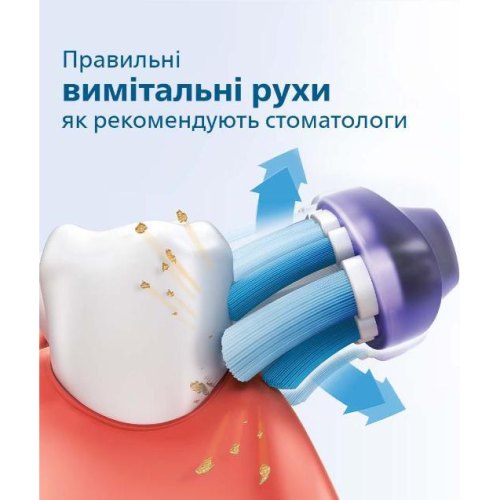 Щітка зубна електрична Philips Sonicare Gemini 3100, 31000 коливань на хвилину, 1 насадка, футляр, чорна (HX3673/14)