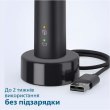 Щітка зубна електрична Philips Sonicare Gemini 3100, 31000 коливань на хвилину, 1 насадка, футляр, чорна (HX3673/14)