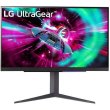 Монітор LG 27GR93U-B, 27 IPS, 3840x2160, 144Hz, 1ms, G-SYNC, FreeSync, Pivot, HDR400, 2xHDMI, DP, USB, Audio (27GR93U-B.ADRZ)