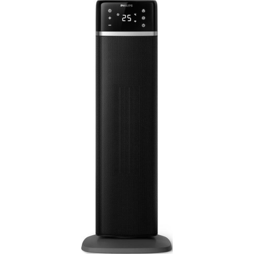 Тепловентилятор Philips 5000 Series, 2000Вт, 20м.кв, електронне керування, керамічний, дисплей, Wi-Fi, чорний (CX5120/11)