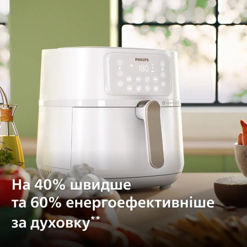 Мультипіч Philips XXL Connected 2000Вт, сенсорне керування, 16 програм, пластик, біло-срібляста (HD9285/00)