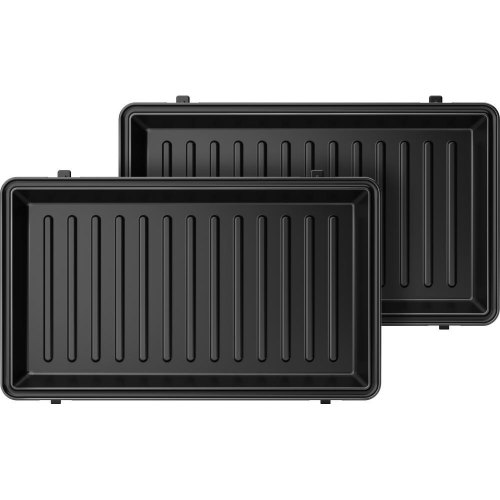Мультимейкер Philips Series 5000, 750Вт, антипригарне покриття, 3 пластини, пластиковий корпус, чорно-сріблястий (HD2350/80)